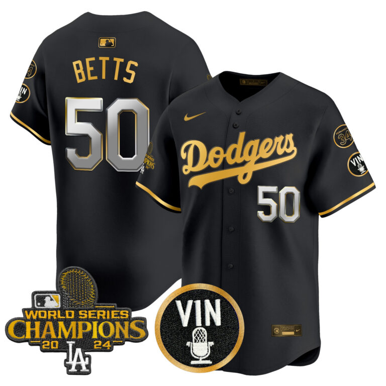 Men Los Angeles Dodgers #50 Betts black Sakura Edition Nike MLB 2025 Jersey style5->los angeles dodgers->MLB Jersey
